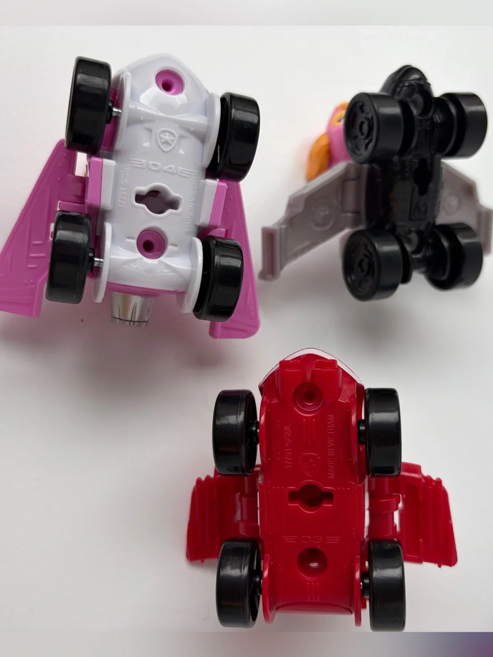 Paw Patrol Pup Squad Racers Plastic Vehicles Cars Lot of 6